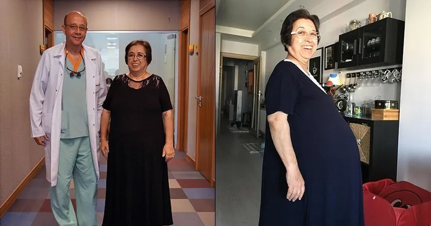 Karnından 18,5 kilogram ağırlığında kitle çıktı