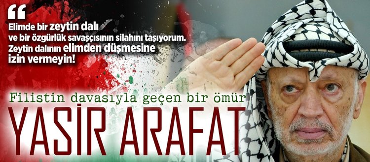 Filistin davasının sembolü: Yasir Arafat
