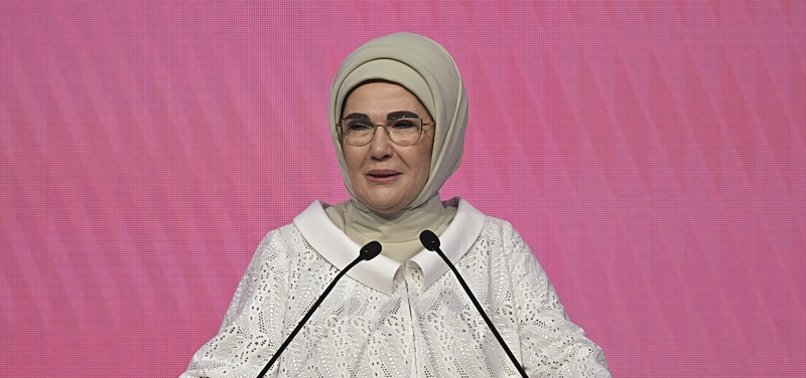 TURKISH FIRST LADY UNDERLINES WOMENS KEY ROLE IN ACHIEVING SUSTAINABLE PEACE
