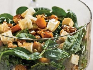 Balkabaklı Ispanak Salatası