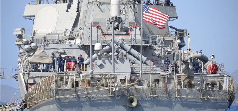 US CANCELS PASSAGE OF ITS WARSHIPS THROUGH STRAITS