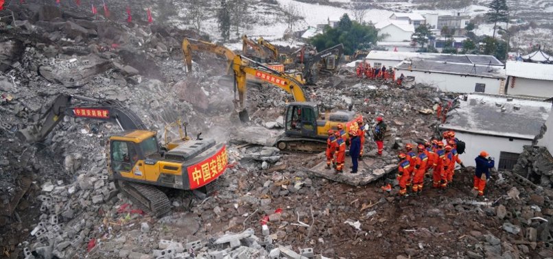 DEATH TOLL IN CHINA LANDSLIDE RISES TO 20, RESCUERS STILL SEARCH FOR MISSING