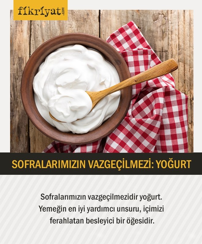 SOFRALARIMIZIN VAZGEÇİLMEZİ: YOĞURT