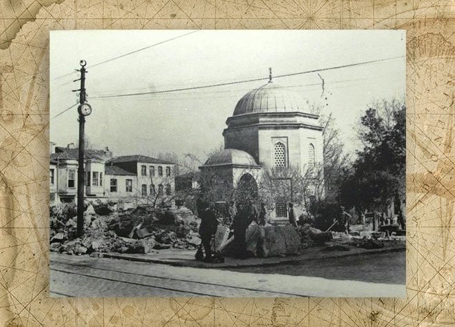 TÜRBE KESME TAŞTAN YAPILDI