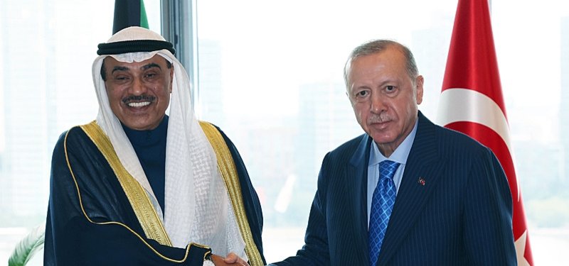 Turkish president receives crown prince of Kuwait for talks in U.S.