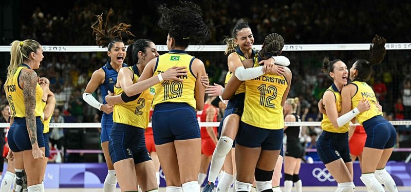 Brazil beat Türkiye to win Olympic women's volleyball bronze medal