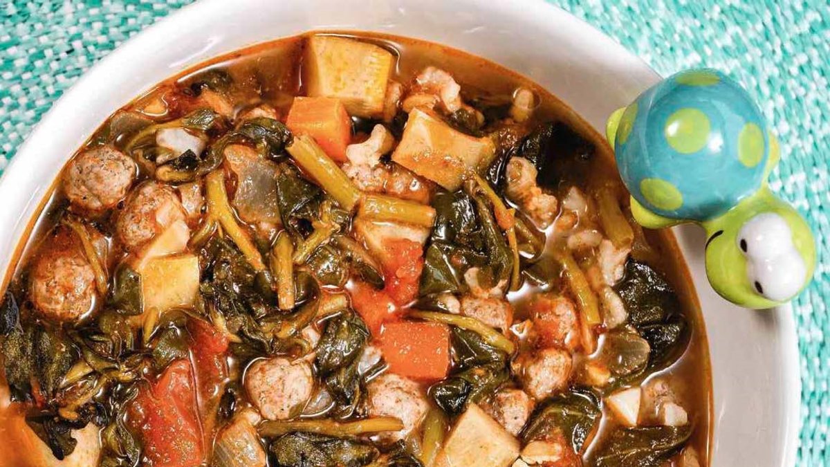 Maş Fasulyeli ve Yaban Mersinli Kabak Spagetti