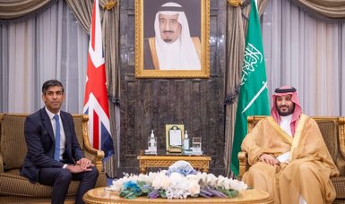 Attacks on Gaza 'heinous,' Saudi crown prince tells British premier