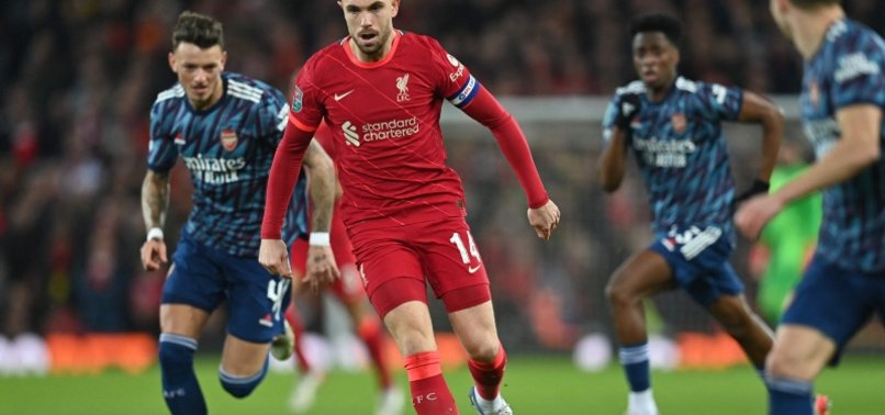 LIVERPOOL HELD GOALLESS BY 10-MAN ARSENAL IN LEAGUE CUP SEMI-FINAL
