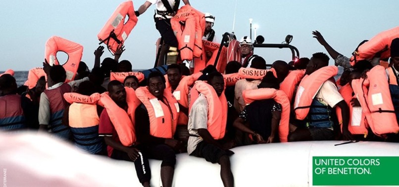 BENETTON CONDEMNED FOR USING RESCUED MIGRANTS IN AD CAMPAIGN