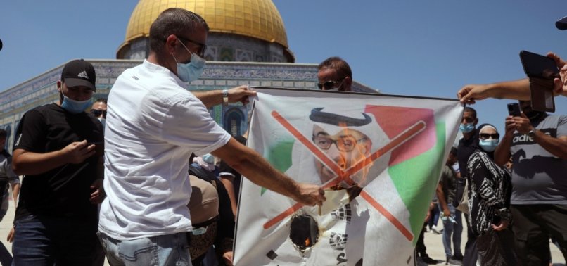 PALESTINIANS WARN ISRAEL-UAE DEAL IMPERILS JERUSALEMS AL-AQSA MOSQUE