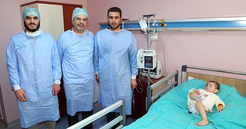 14 aylık Suriyeli Ala bebek Sivas’ta yaşama tutundu