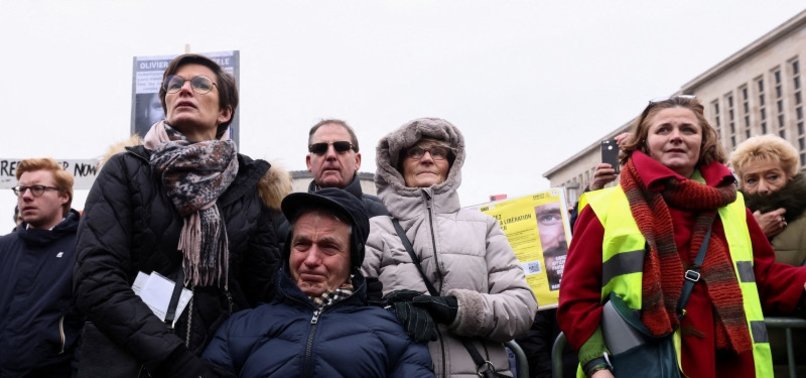 THOUSANDS PROTEST IN BRUSSELS DEMANDING RELEASE OF BELGIAN AID WORKER IN IRAN