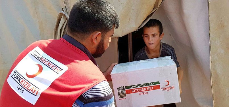 TURKISH AGENCY SENDS 25 AID TRUCKLOADS DAILY TO SYRIA