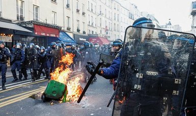 Tens of thousands join fresh protests against French pension reform