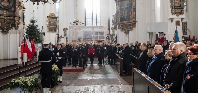 AT LEAST 45,000 ATTEND THE FUNERAL OF MURDERED POLISH MAYOR IN GDANSK