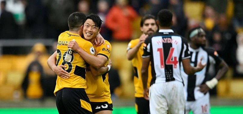 HWANG DOUBLE GIVES WOLVES 2-1 WIN OVER NEWCASTLE