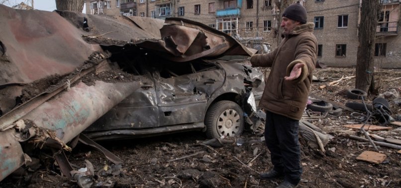 THREE KILLED IN RUSSIAN STRIKE ON EAST UKRAINE CITY