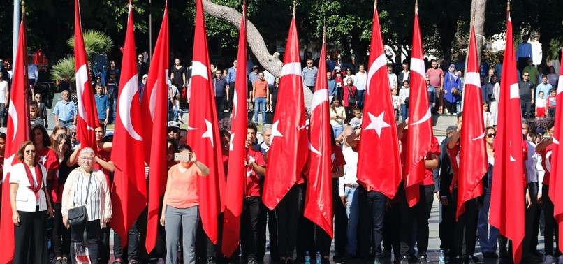 TURKEY MARKS 95TH ANNIVERSARY OF THE ESTABLISHMENT OF THE REPUBLIC
