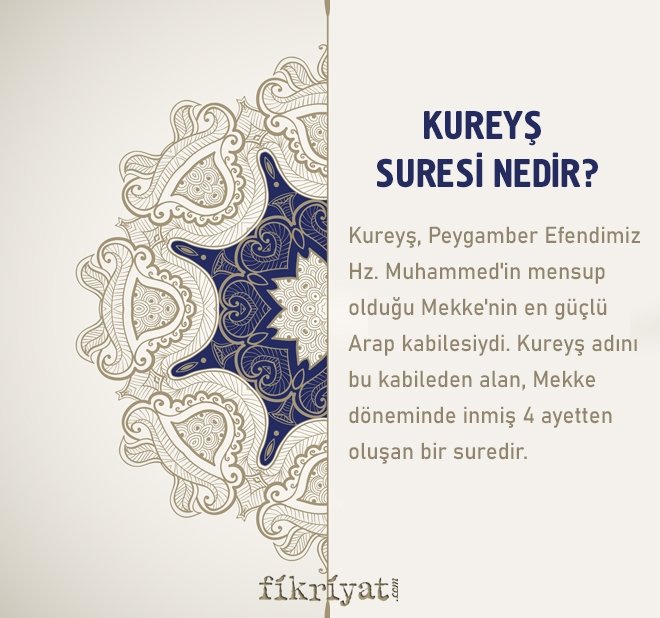 KUREYŞ SURESİ NEDİR?