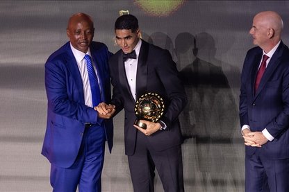 Afrika’da yılın futbolcusu ödülünü Achraf Hakimi kazandı