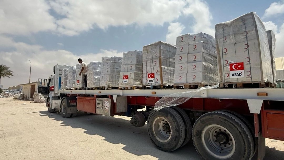 GAZZE’YE 101 BİN 271 TONLUK İNSANİ YARDIM MALZEMESİ ULAŞTIRDI