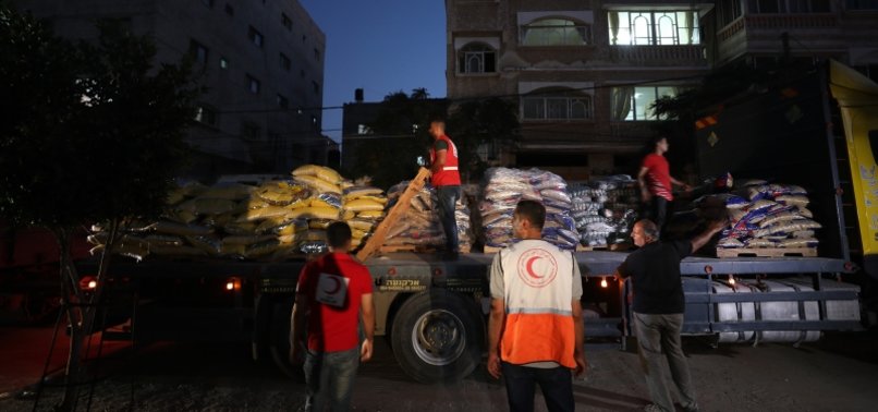 TURKISH RED CRESCENT SENDS HUMANITARIAN AID TO GAZA