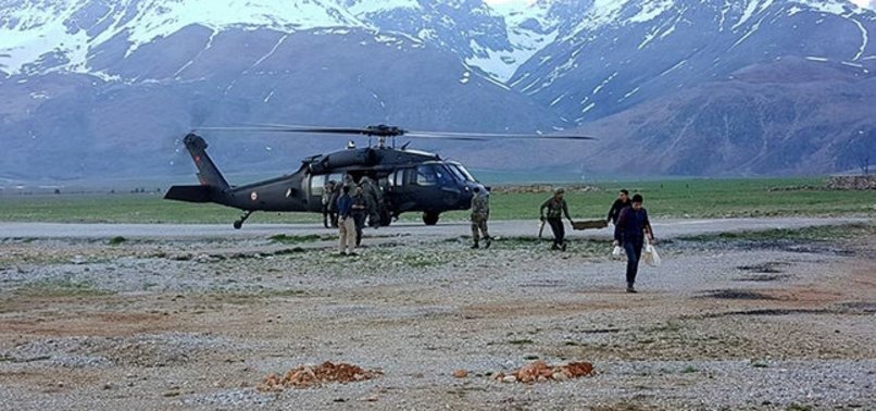 HELICOPTER CRASH IN EASTERN TURKEY MARTYRS 12 ON BOARD