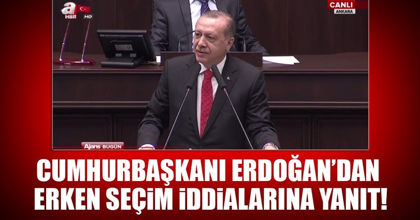 Son dakika haberi: Cumhurbaşkanı Erdoğan’dan erken seçim iddialarına yanıt