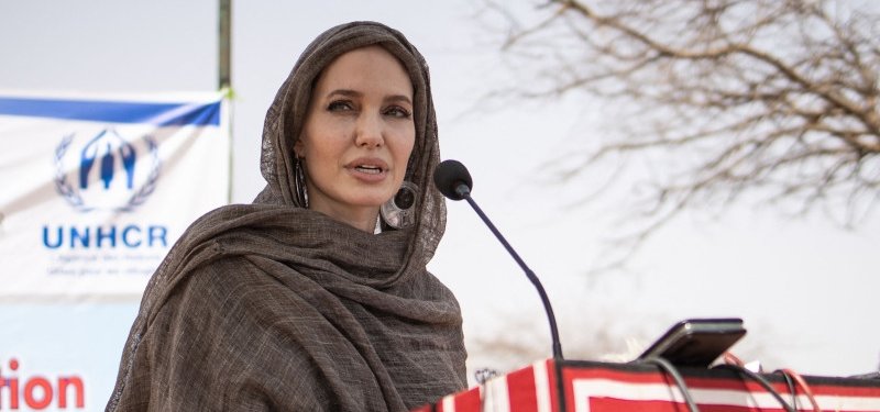 Hollywood actress Angelina Jolie leaves role as UN refugee agency envoy