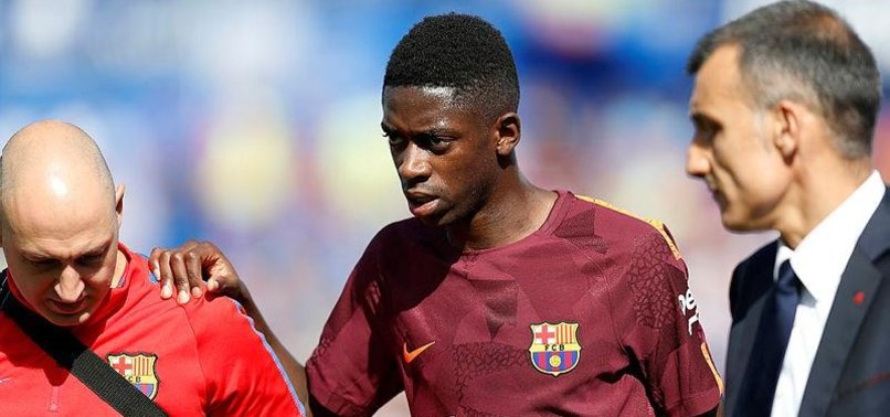 BARCELONAS DEMBELE TEARS TENDON, OUT 3-4 MONTHS
