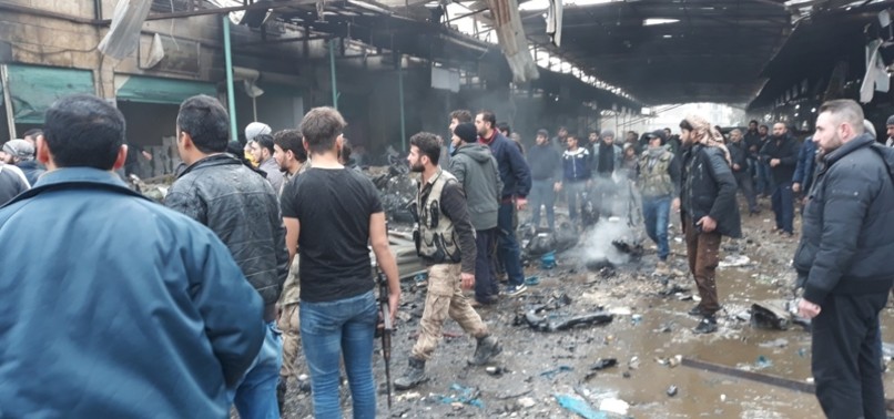 CAR BOMB EXPLODES AT MARKETPLACE IN SYRIAS AFRIN, KILLING 8