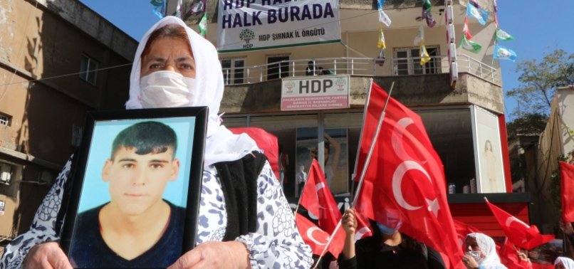 FAMILIES VICTIMIZED BY PKK HOLD PROTEST IN SE TURKEY