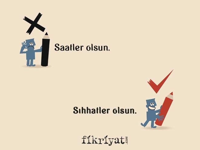 Sıhhatler olsun