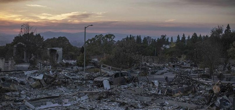 CALIFORNIA FIRE TOLL RISES TO 40