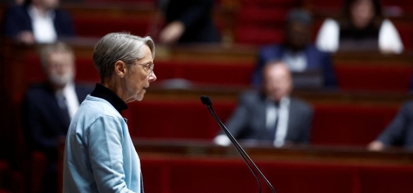FRENCH PM ELISABETH BORNE SAYS WESTERN SANCTIONS HAVE BEEN SUFFOCATING RUSSIAN ECONOMY
