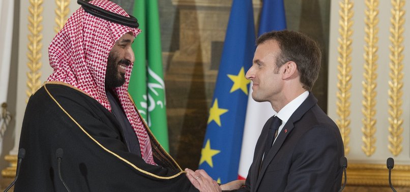 IRAN URGES MACRON NOT TO BE INFLUENCED BY SAUDI ARABIAS SALMAN ON NUCLEAR DEAL