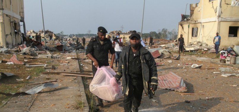 DEATH TOLL FROM EXPLOSIONS IN EQUATORIAL GUINEA CLIMBS TO 98