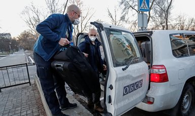 OSCE says it has evacuated its international staff from Ukraine