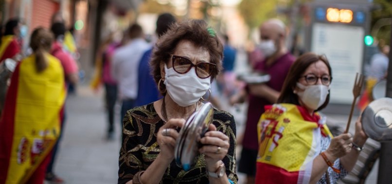 SPAINS CORONAVIRUS DEATH TOLL RISES BY 56 TO 28,628