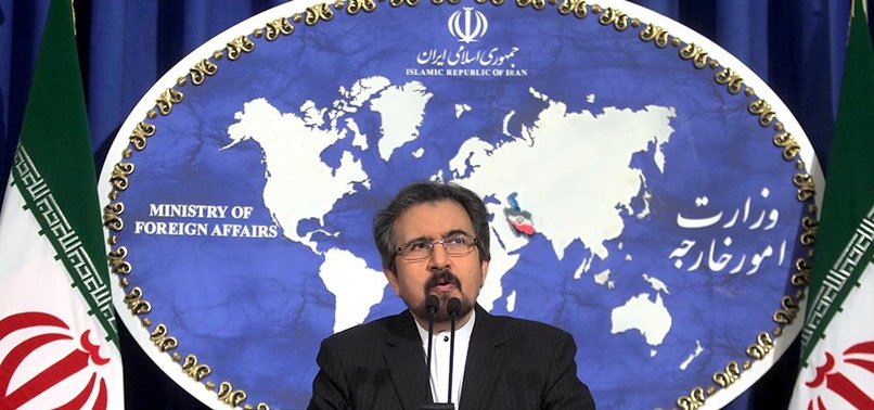 IRAN CALLS ON GULF ARAB NEIGHBOURS TO RESOLVE DISPUTE THROUGH DIALOGUE