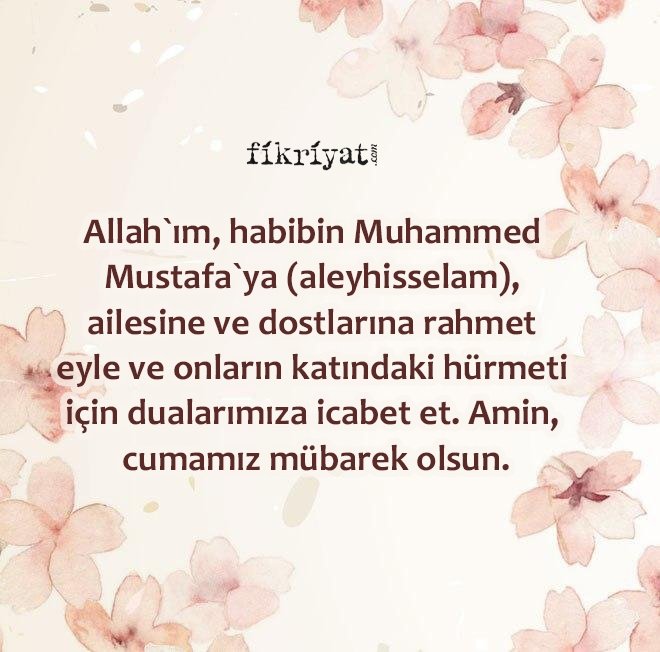 en guzel cuma mesajlari 2020 yeni