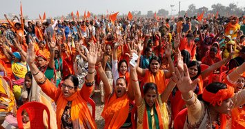 Muslims worried as Hindus rally at disputed site