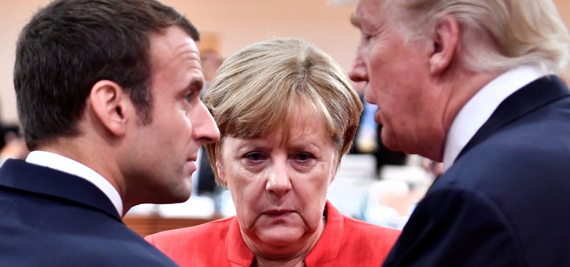 TRUMP, MERKEL, MACRON PLEDGE SUPPORT TO MAY, DEMAND ANSWERS FROM RUSSIA ON SPY POISONING