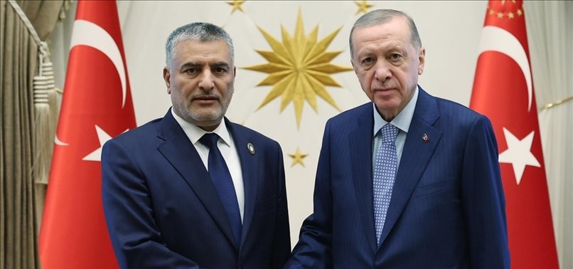 TURKISH PRESIDENT MEETS CHAIRMAN OF LIBYA’S HIGH COUNCIL