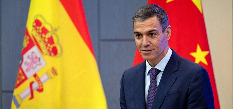 SPANISH PREMIER CALLS FOR END TO CONFLICTS IN MIDEAST, UKRAINE, URGES BIGGER CHINA ROLE: REPORT