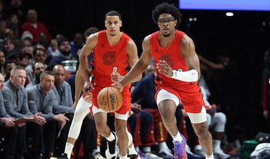 Short-handed Nuggets top Blazers' all-rookie lineup