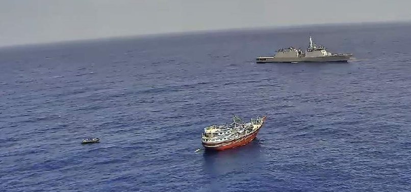 INDIAN NAVY RESCUES IRANIAN FISHING VESSEL HIJACKED BY PIRATES