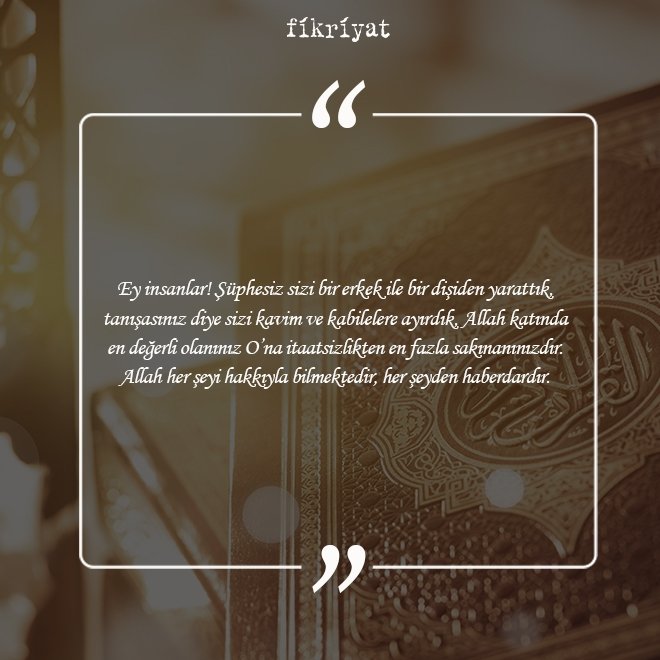 Kur’an-ı Kerim’de kadınlar hakkında ayetler