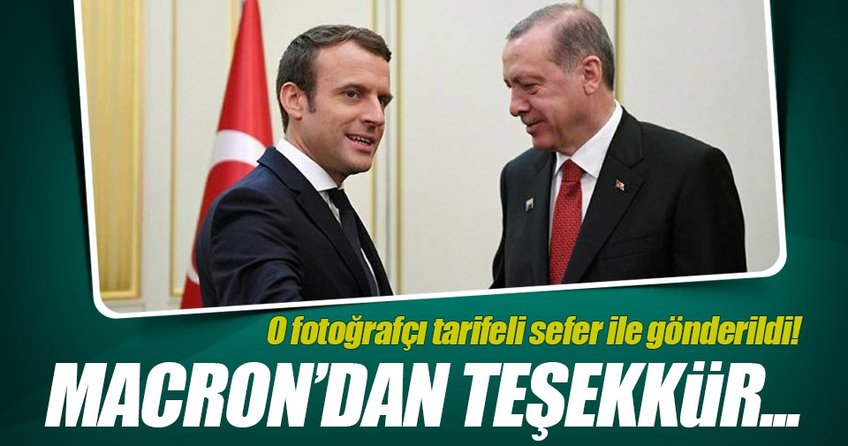 Macron’dan ‘fotoğrafçı’ teşekkürü